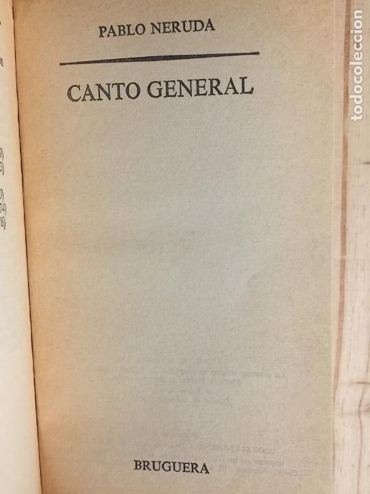 Libros: Canto General - Pablo Neruda - Foto 2