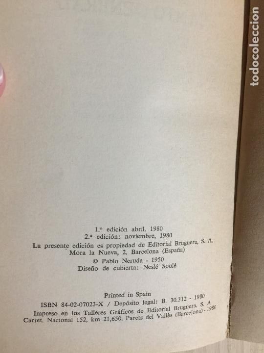 Libros: Canto General - Pablo Neruda - Foto 5