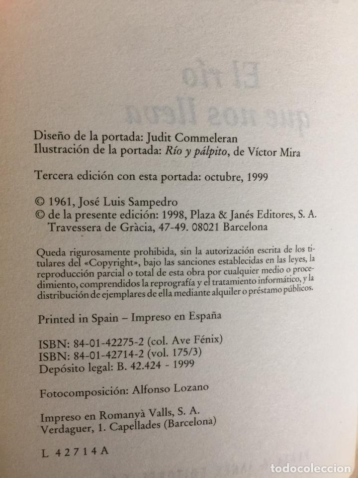 Libros: El r&iacute;o que nos lleva - Jos&eacute; luis sampedro - Foto 4