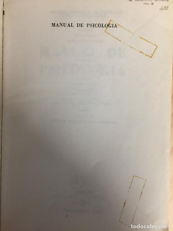 Libros: Manual de psicolog&iacute;a Vol. 2 - P. Guillaume - Foto 2