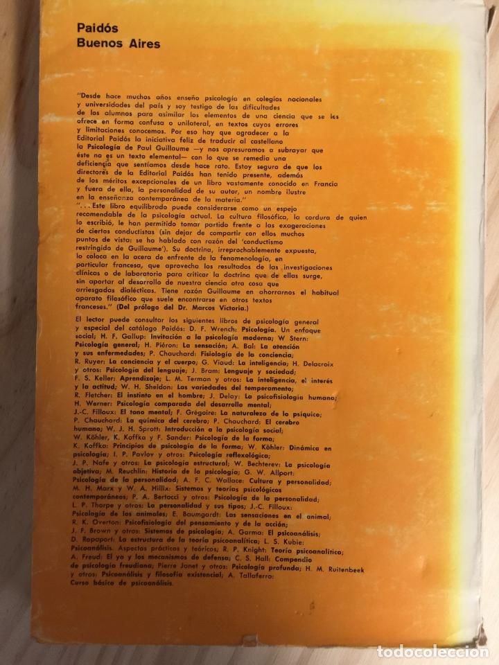 Libros: Manual de psicolog&iacute;a Vol. 2 - P. Guillaume - Foto 4
