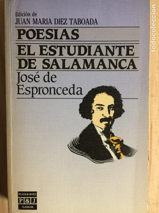 Livros em segunda m&atilde;o: Poesias / El estudiante de salamanca - Jose de Espronzeda