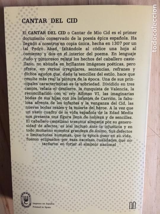 Libros: Cantar del Cid - Foto 4
