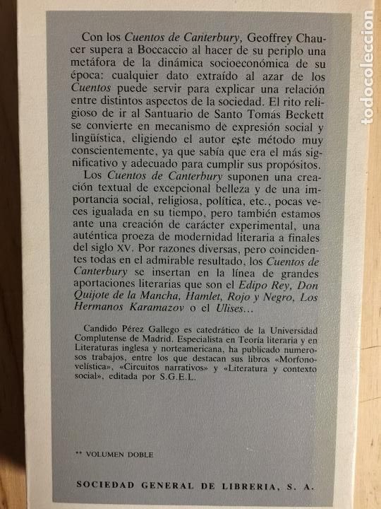 Libros: Cuentos de Canterbury - Geoffrey Chaucer - Foto 5