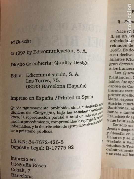 Libros: El busc&oacute;n - Francisco de Quevedo - Foto 2