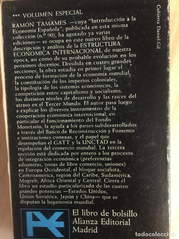 Libros: estructura economica internacional - Ramon Tamames - Foto 5
