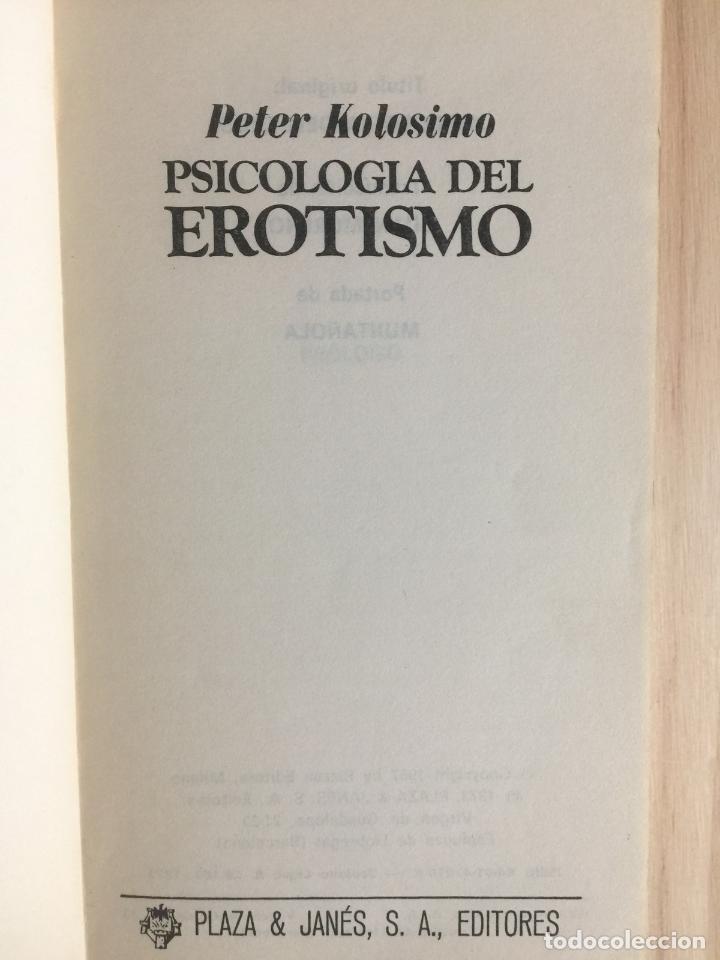 Libros: Psicologia del erotismo - Peter Kolosimo - Foto 5