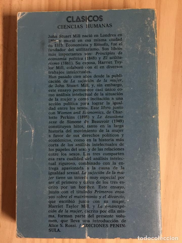 Libros: Ensayos sobre la igualdad sexual - John Stuart Mill - Foto 4