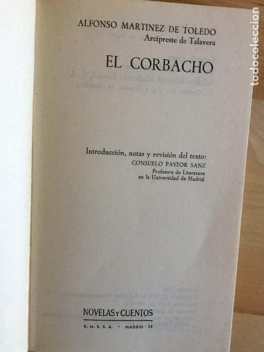 Libros: Arcipreste de Talavera. El corbacho - Alfonso Martinez de Toledo - Foto 2