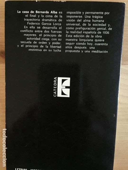 Libros: La casa de bernarda alba - Federico Garcia Lorca - Foto 2