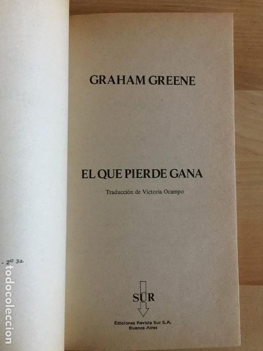 Libros: El que pierde gana - Graham Greene - Foto 4