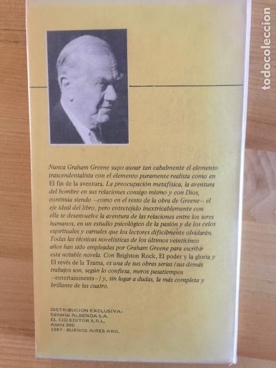 Libros: El fin de la aventura - Graham Greene - Foto 5