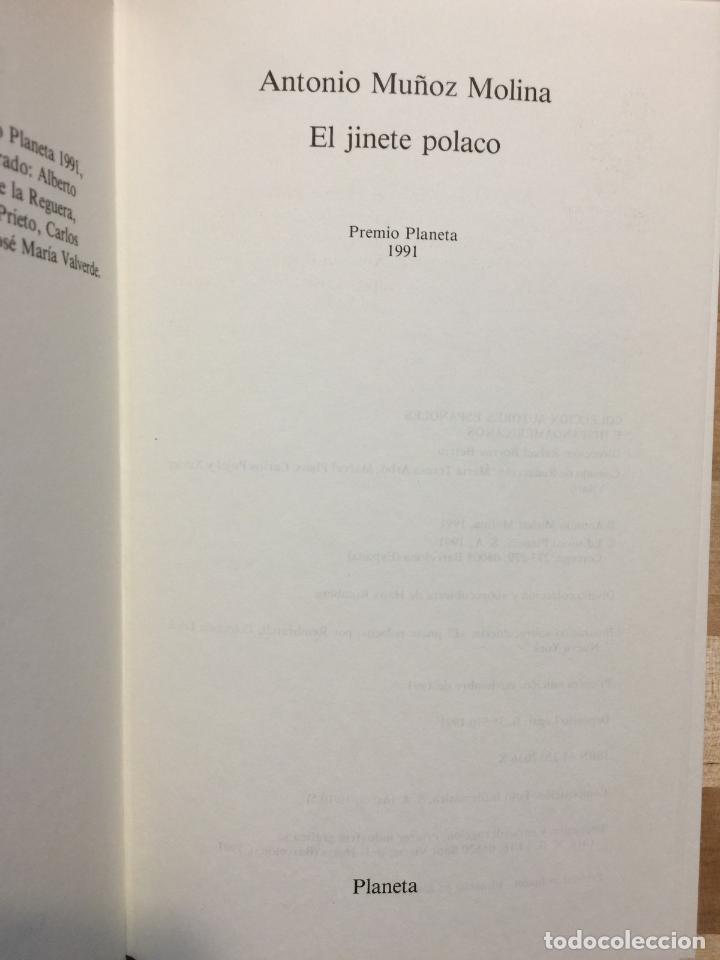 Libros: El jinete polaco - Antonio Mu&ntilde;oz Molina - Foto 5