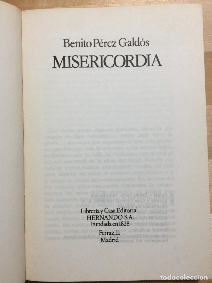 Libros: Misericordia - Benito Perez Galdos - Foto 3