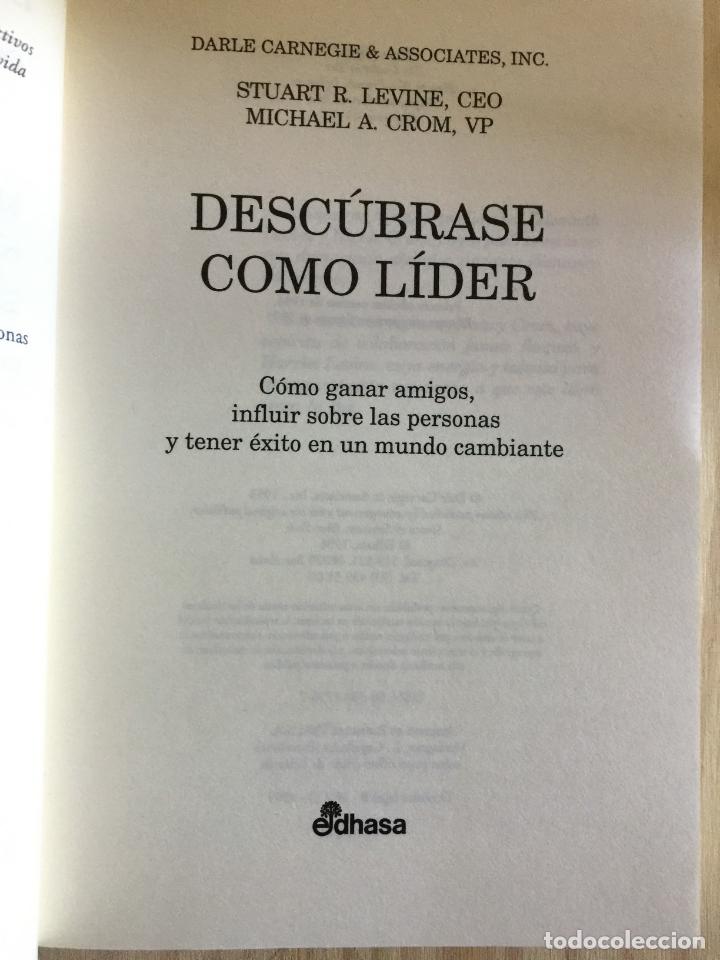 Libros: Descubrase como lider - Dale Canegie - Foto 4