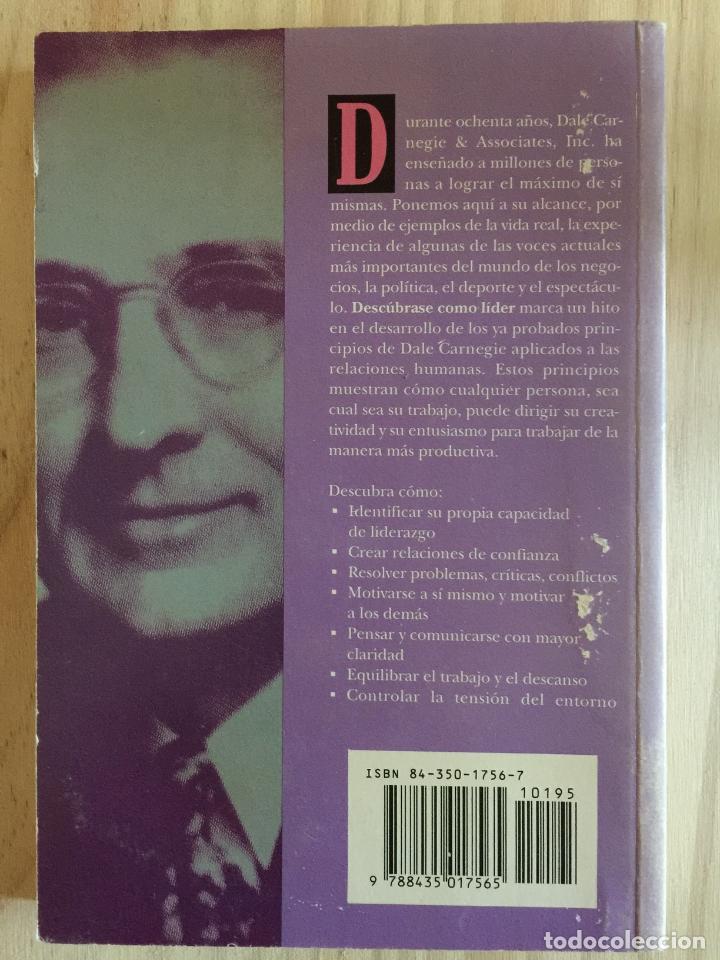 Libros: Descubrase como lider - Dale Canegie - Foto 5