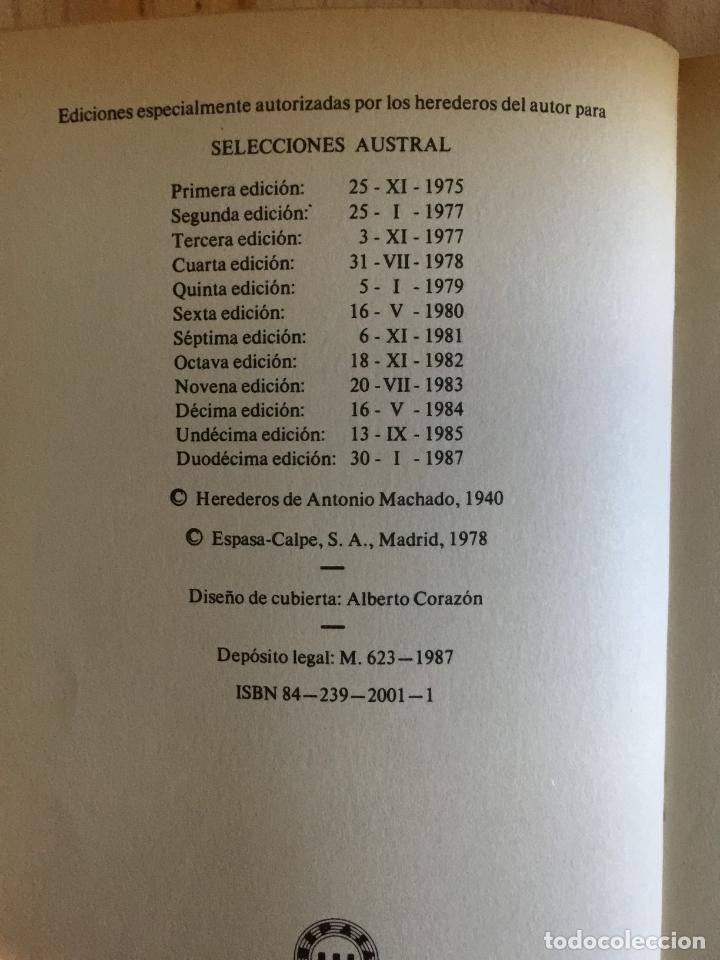 Libros: Poesias completas - Antonio Machado - Foto 4