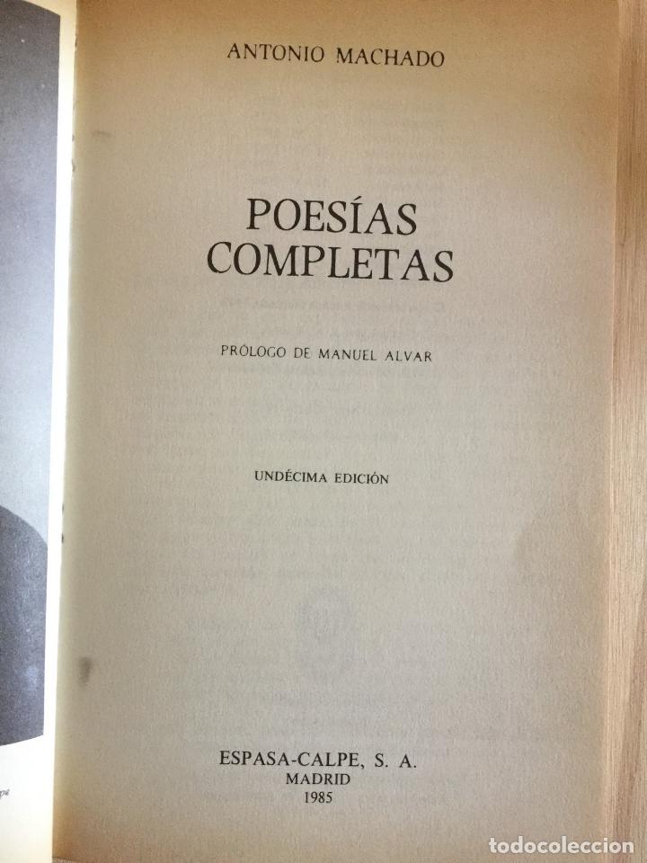 Libros: Poesias completas - Antonio Machado - Foto 5