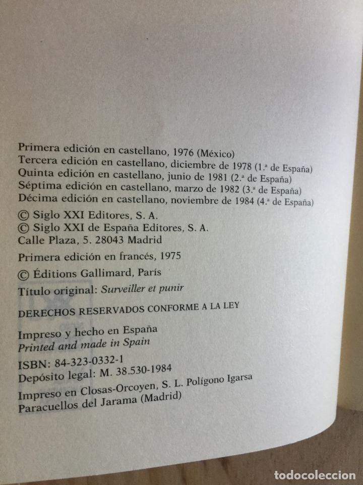 Libros: Vigilar y castigar - Michel Foucault - Foto 5