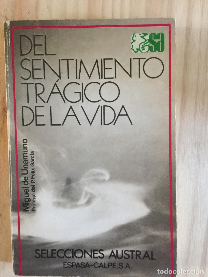 Libros: Del sentimiento tragico de la vida - Miguel de Unamuno - Foto 1