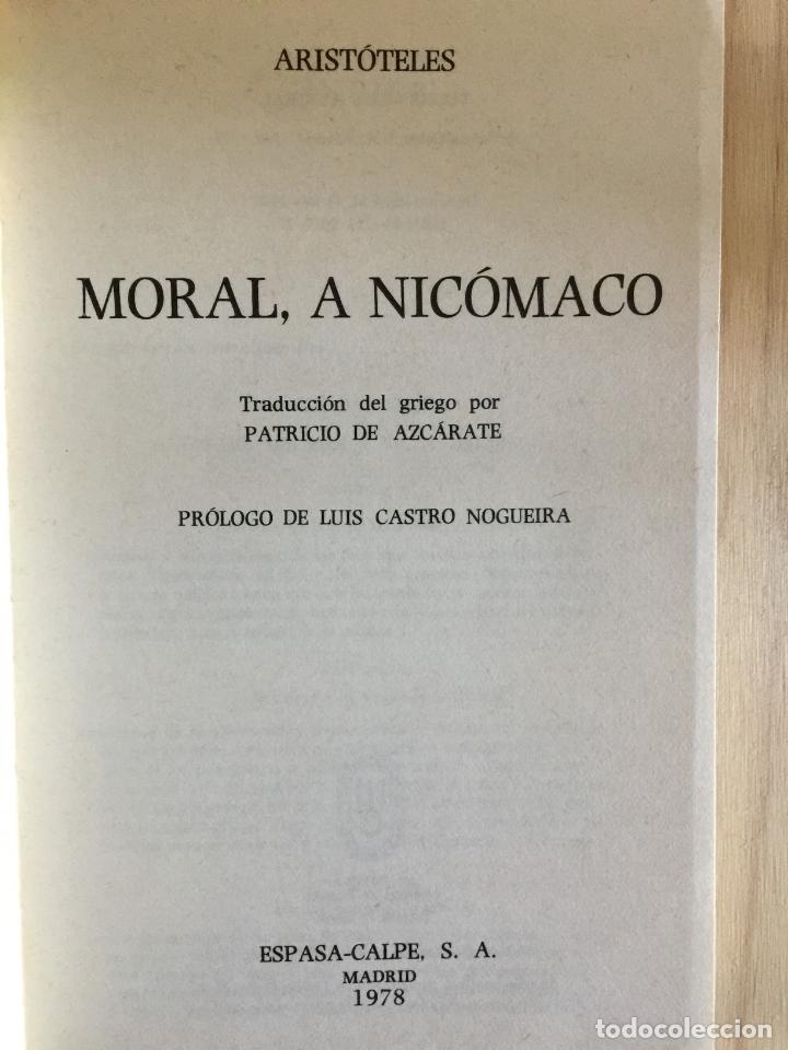 Libros: Moral a nicomaco - Arist&oacute;teles - Foto 4