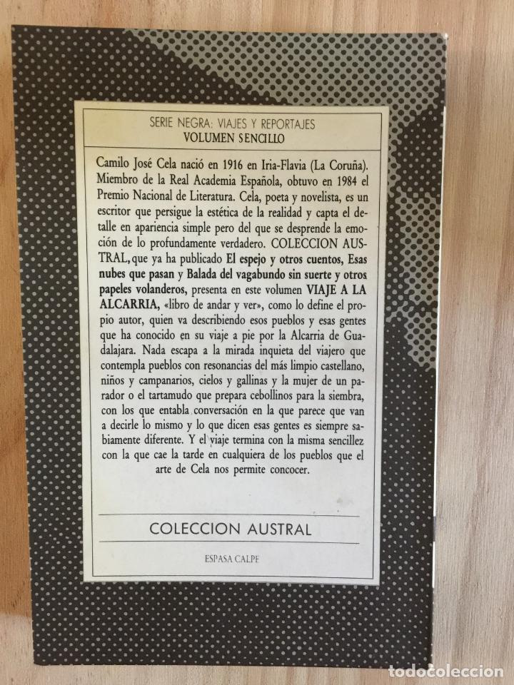 Libros: Viaje a la alcarria - Camilo Jos&eacute; Cela - Foto 4