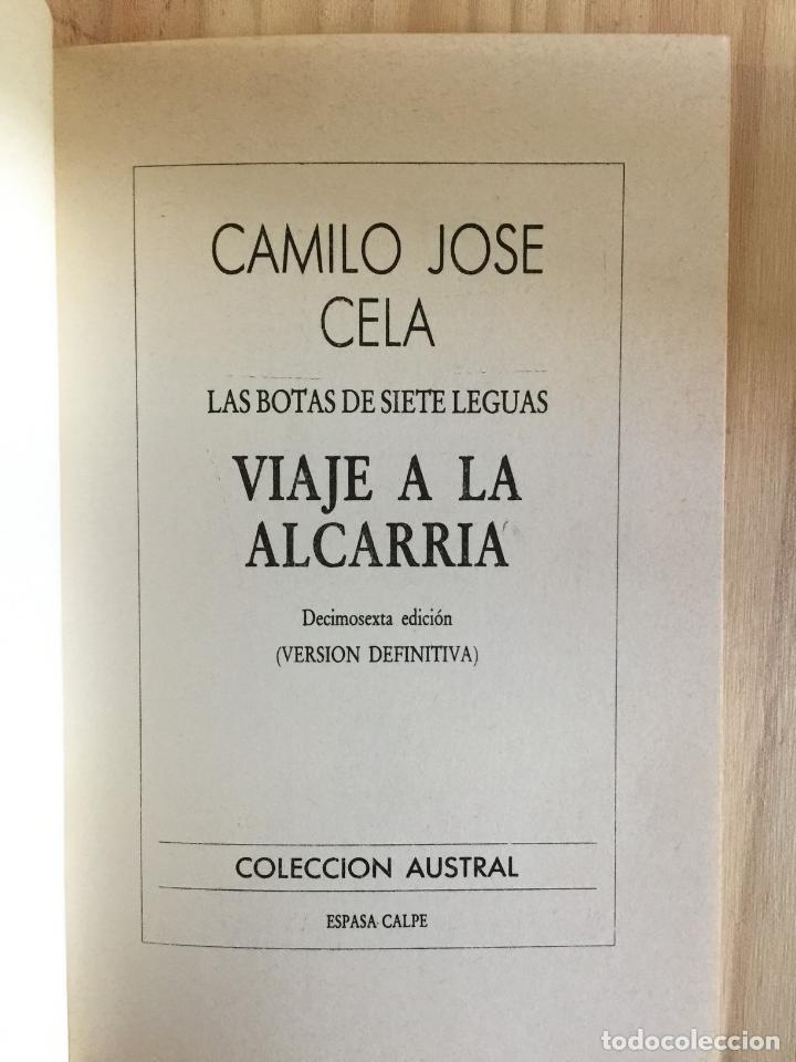Libros: Viaje a la alcarria - Camilo Jos&eacute; Cela - Foto 5