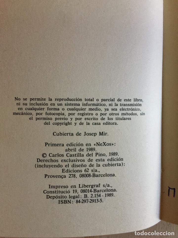 Libros: La incomunicacion - Carlos Castilla del Pino - Foto 3