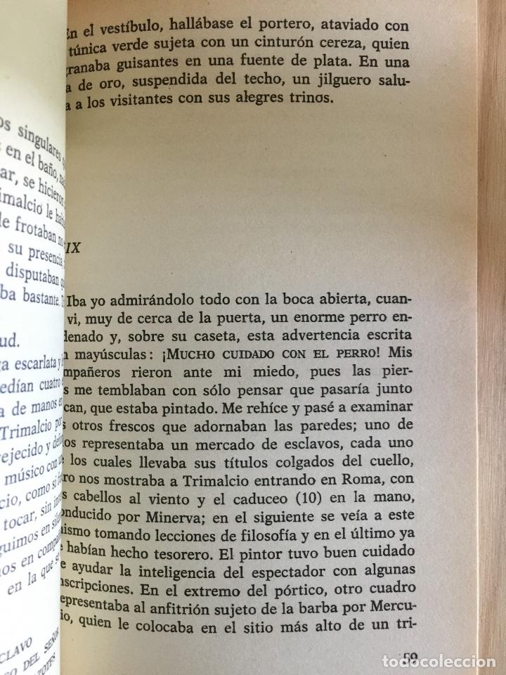 Libros: El satiricon - Petronio - Foto 2