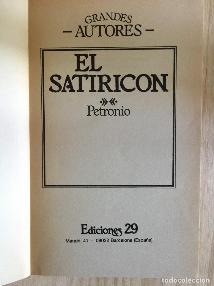 Libros: El satiricon - Petronio - Foto 3