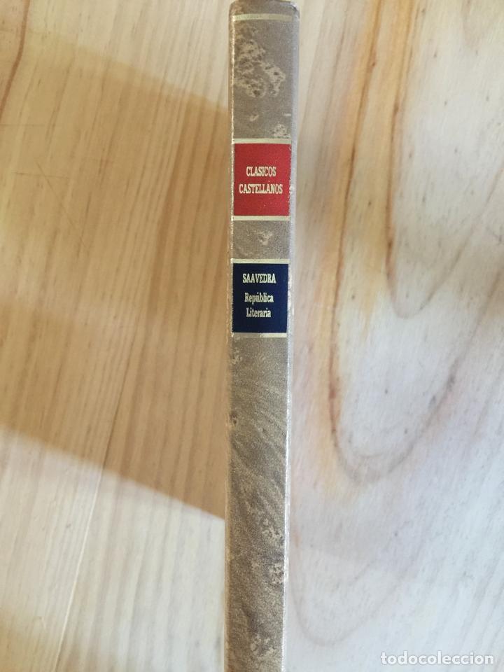 Libros: Republica literaria - Saavedra Fajardo - Foto 1