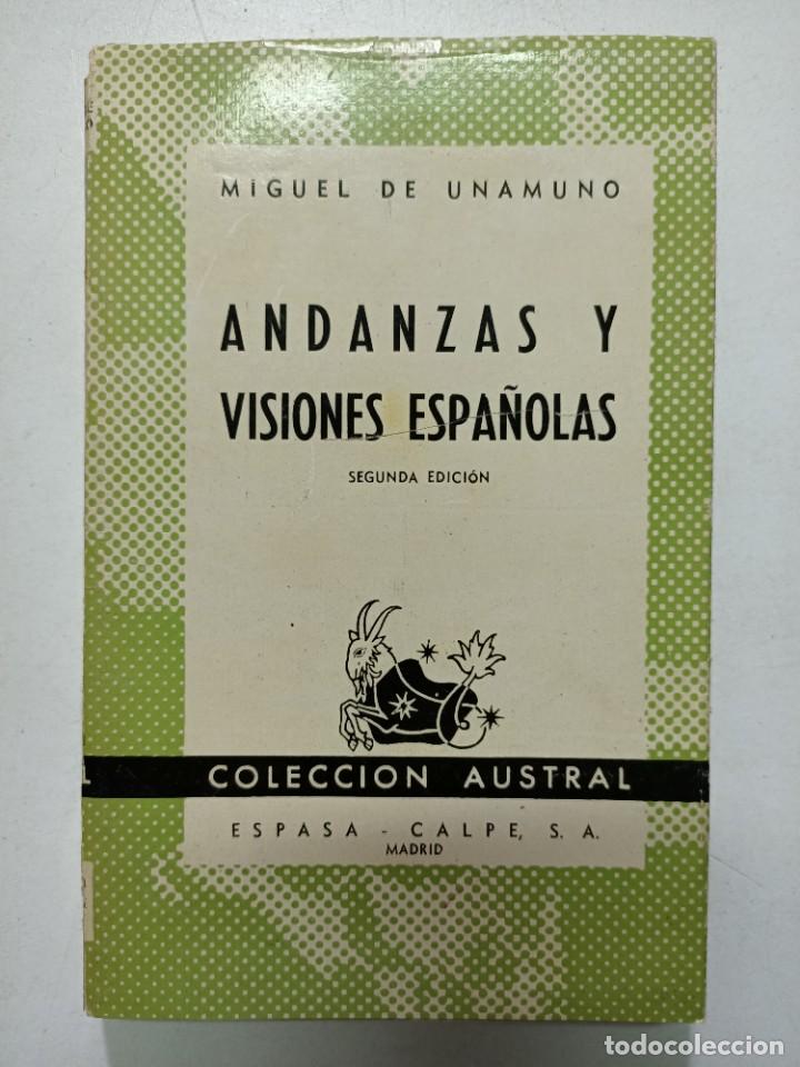 Libros: Andanzas y visiones espa&ntilde;olas / Miguel de Unamuno - Foto 1