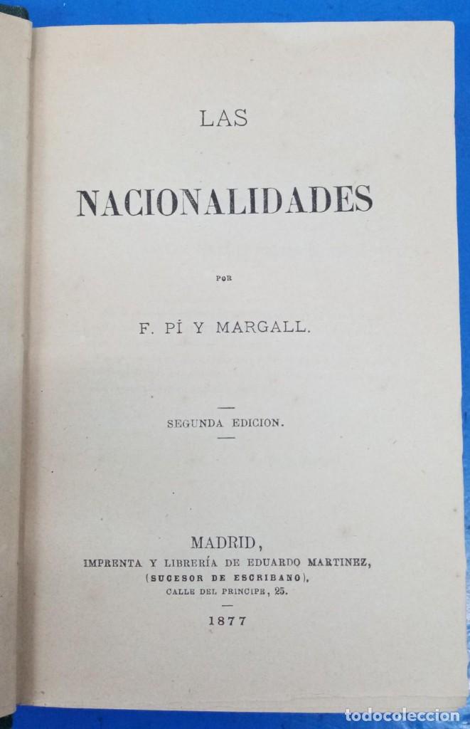 Libros: Las nacionalidades - Pi y Margall, Francisco - Foto 1