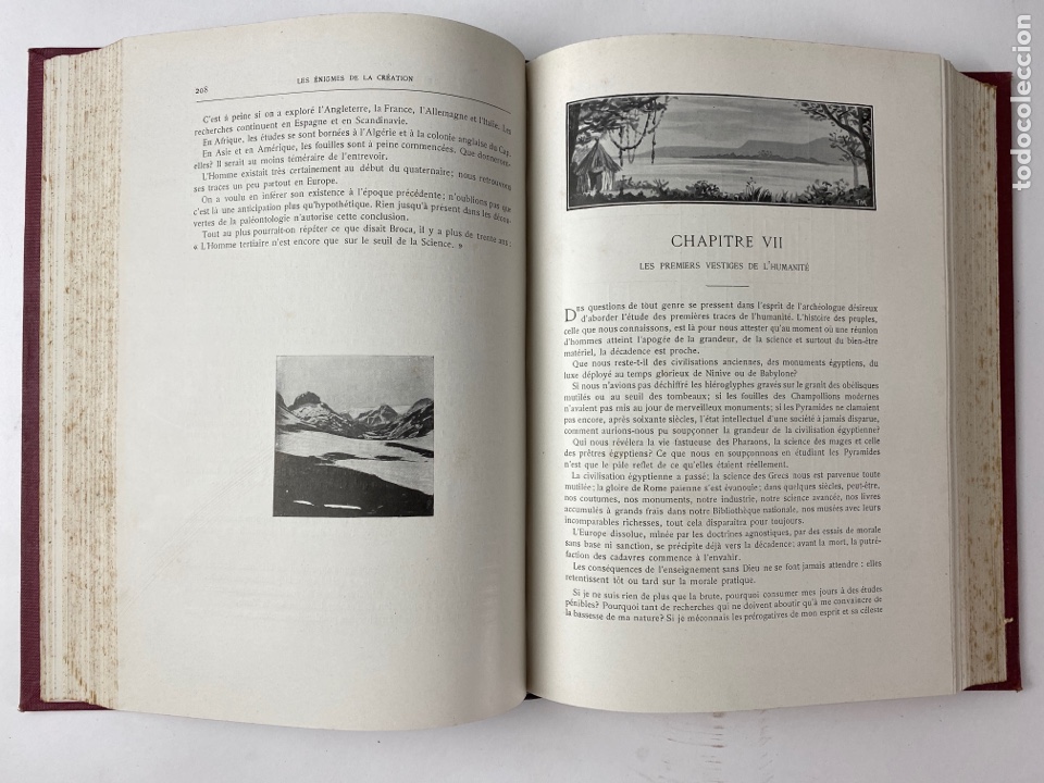 Libros: L-5601. LES ENIGMES DE LA CR&Eacute;ATION, ABB&Eacute; TH.MOREUX. - Foto 6