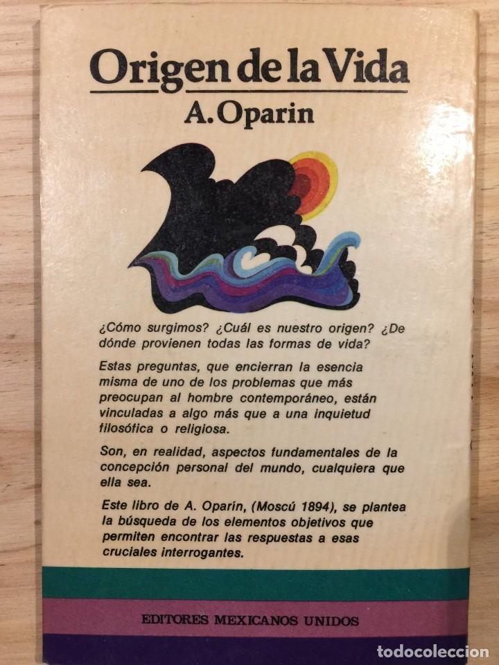 Libros: Origen de la vida - A. Oparin - Foto 5