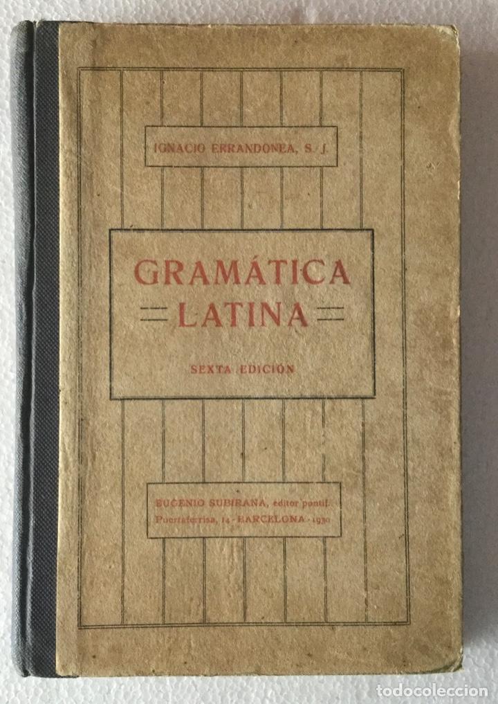 Libros: Gram&aacute;tica Latina. A&ntilde;o 1930 - Foto 1