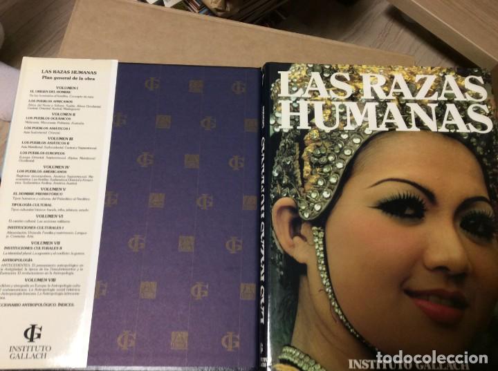 Libros: LAS RAZAS HUMANAS 8 TOMOS COMPLETA INSTITUTO GALLACH - Foto 1