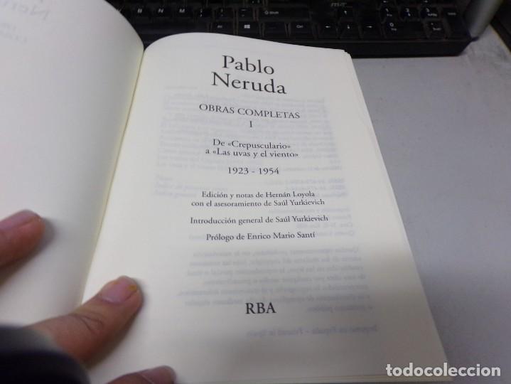 Libros: ESTAMOS LIQUIDANDO. pablo neruda obras completas 1 - Foto 2