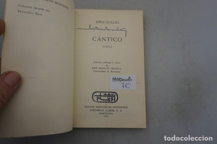 Libros: 16E - C&Aacute;NTICO 1936 - JORGE GUILLEN / LABOR - Foto 3