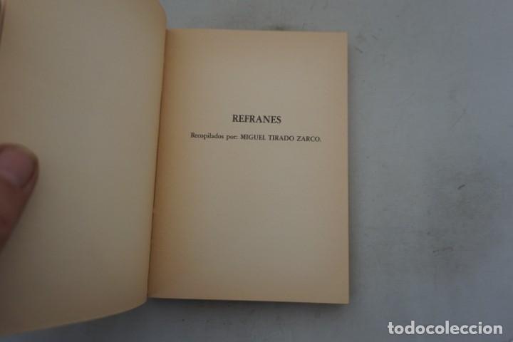 Libros: 16E - REFRANES - MIGUEL TIRADO ZARCO / PEREA EDICIONES - Foto 3