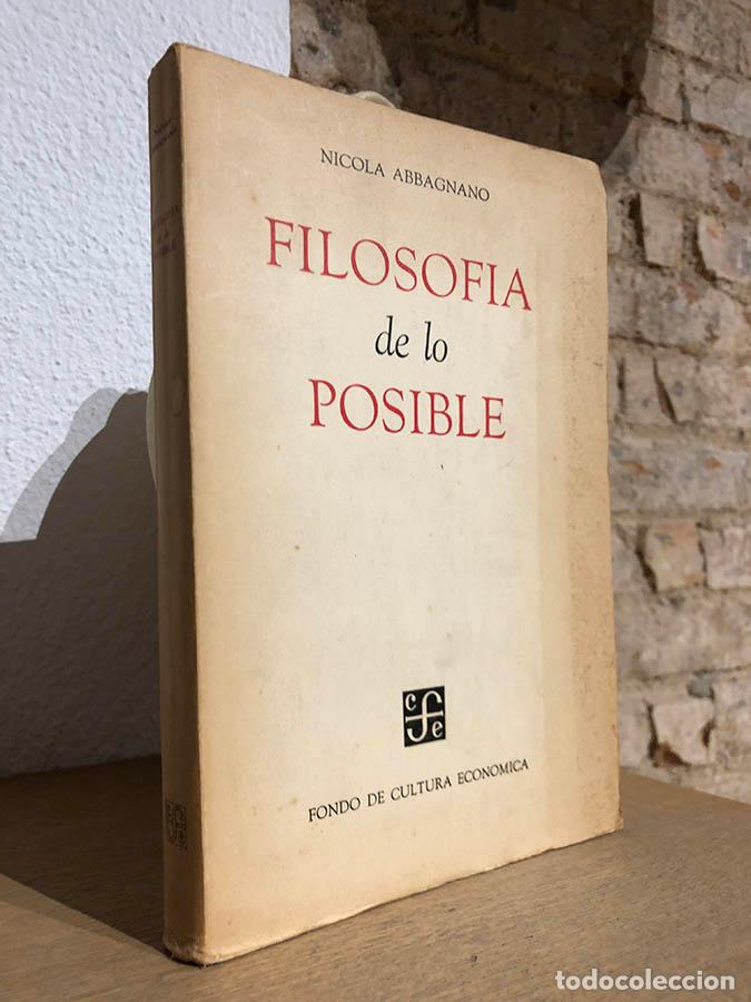 Livros em segunda m&atilde;o: Filosof&iacute;a de lo posible. - ABBAGNANO, Nicola.