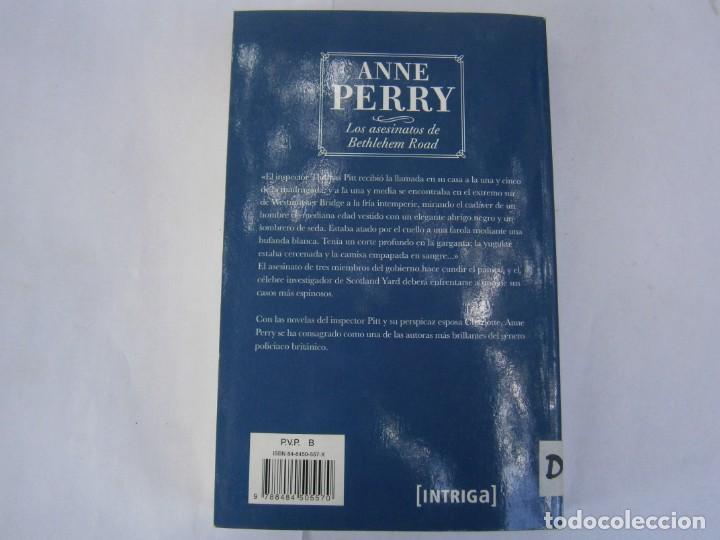 Libros: ANNE PERRY, LOS ASESINATOS DE BETHLEHEN ROAD - Foto 2
