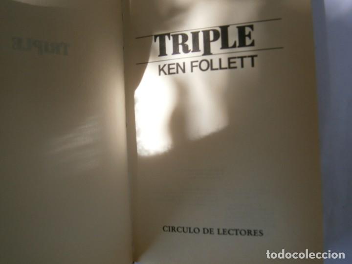 Libros: TRIPLE KEN FOLLETT - Foto 2