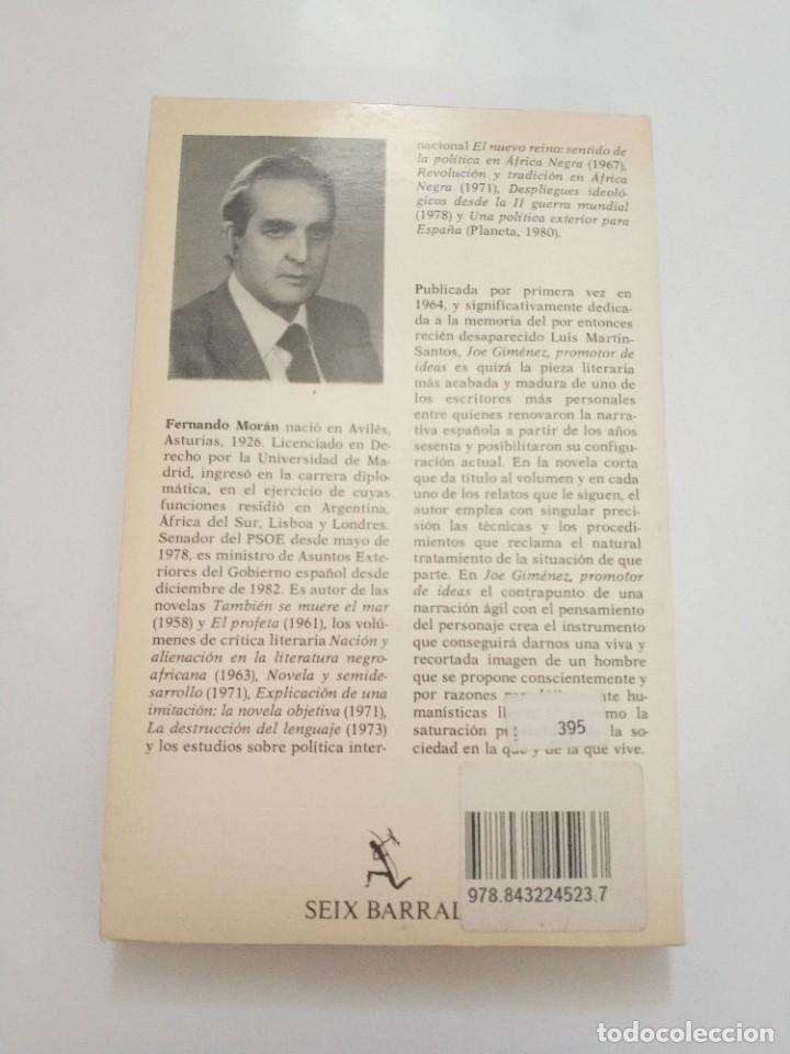 Libros: JOE GIMENEZ, PROMOTOR DE IDEAS.- FERNANDO MORAN - Foto 5