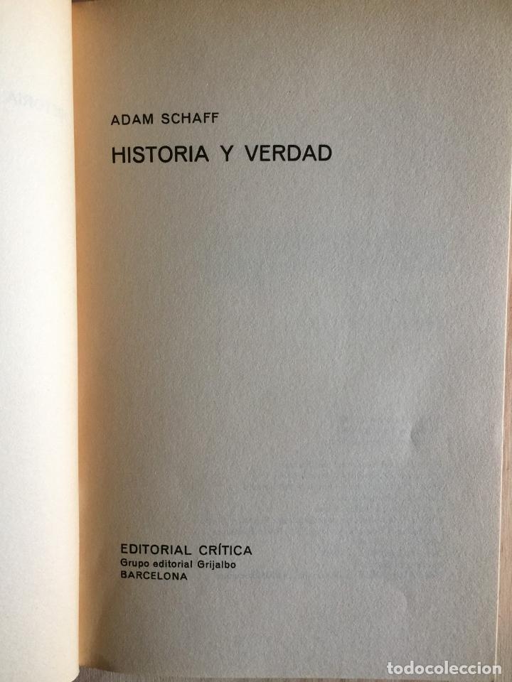 Libros: Historia y verdad - Adam Schaff - Foto 5