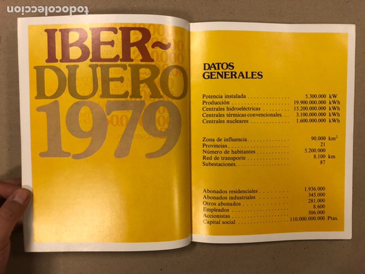 Libros: IBERDUERO (1979). LIBRO PUBLICITARIO. - Foto 4