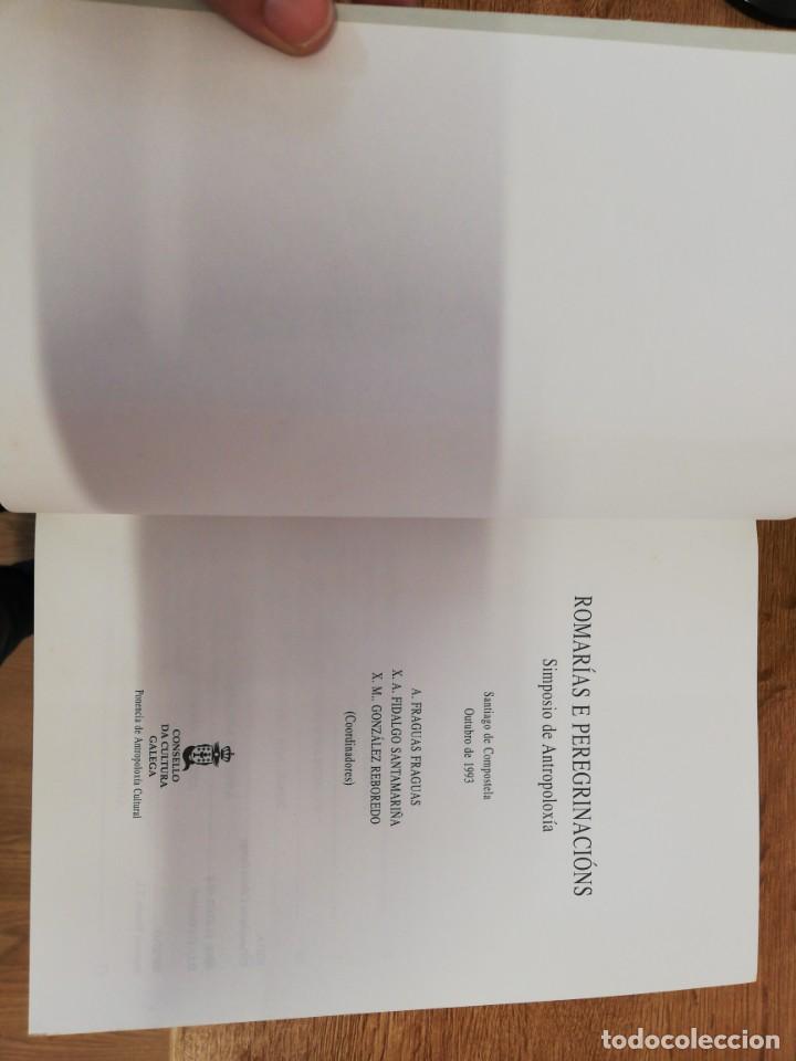 Libros: ROMAR&Iacute;AS E PEREGRINACI&Oacute;NS. SIMPOSIO DE ANTROPOLOX&Iacute;A. VV.AA. - Foto 3