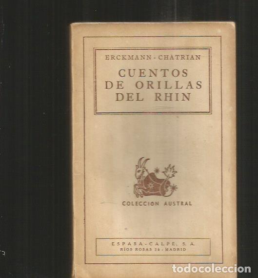 Libros: CUENTOS DE ORILLAS DEL RHIN - ERCKMANN-CHATRIAN - Foto 5