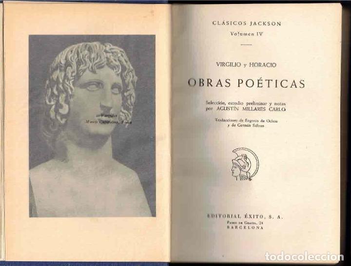 Libros: OBRAS POETICAS. - VIRGILIO. HORACIO. - Foto 1