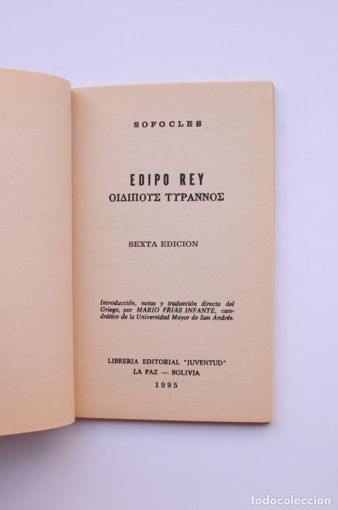 Libros: Edipo Rey - S&Oacute;FOCLES - Foto 3